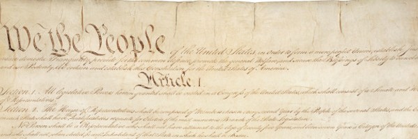 Constitution of The United States (We the People Banner)