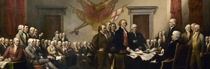 Founding Fathers Signing The Declaration of Indepence of the United States